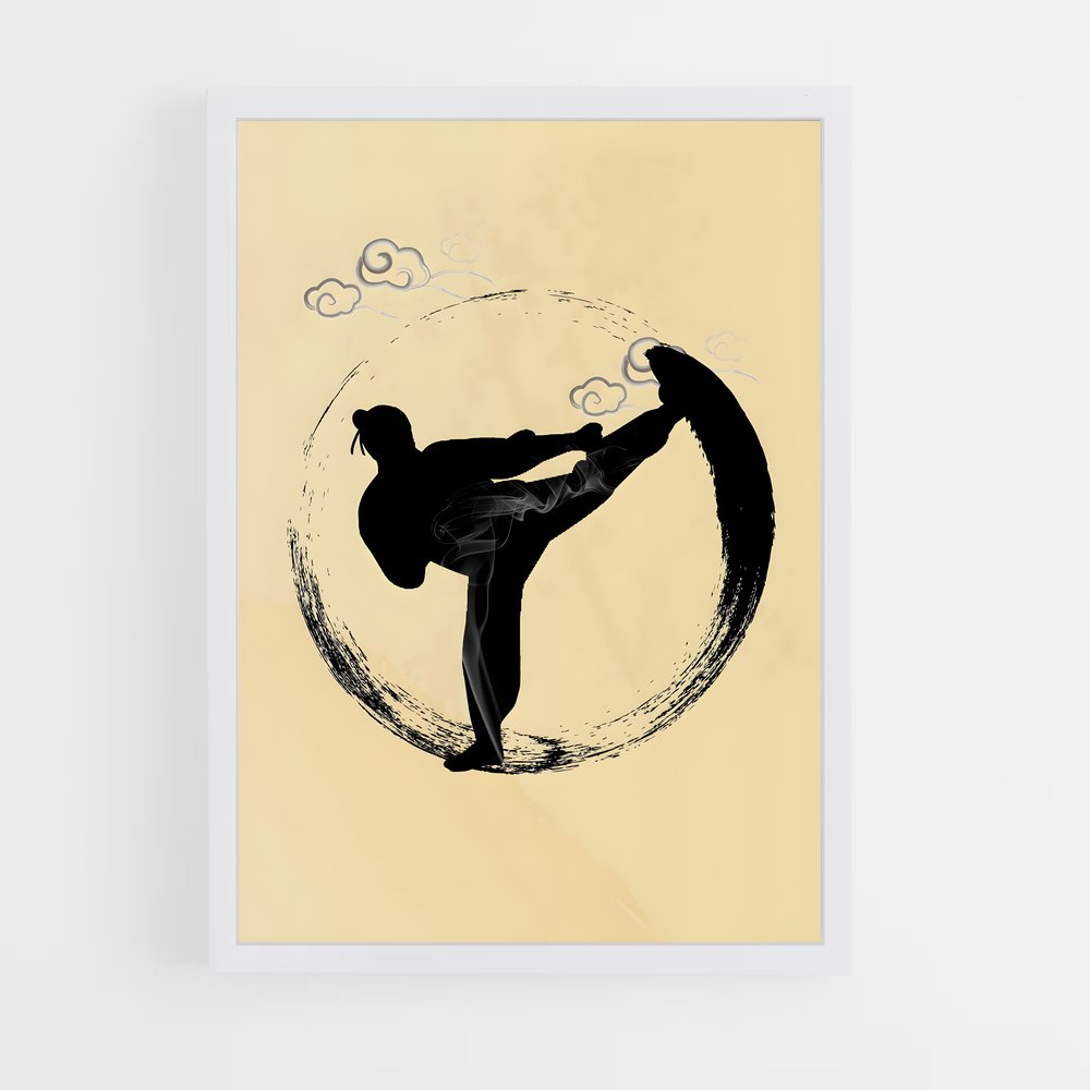 Poster Kung murs – affiche Kung Fu (vue 3)